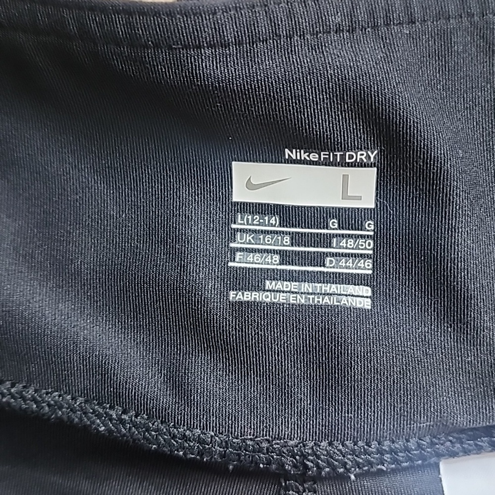 Nike Wide Leg Cropped Pants Size Large 12/14 - Picture 4 of 5